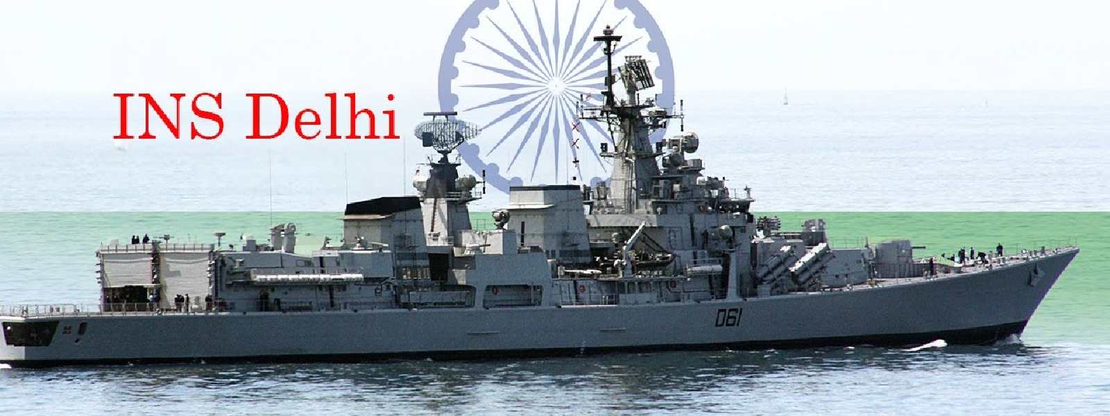 Indian warship in SL ahead of Rajnath visit